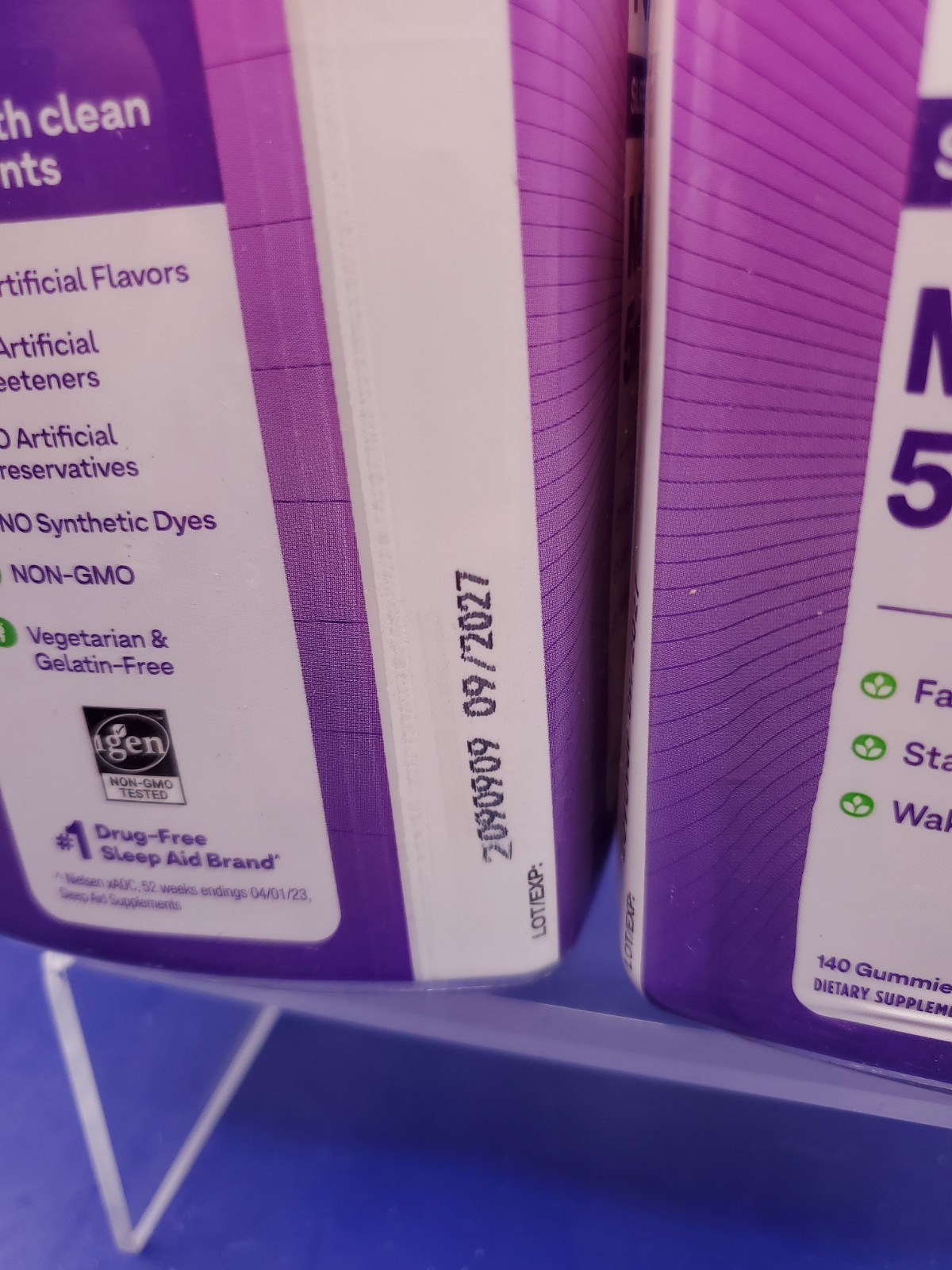 2 Pack Natrol Melatonin 5mg Sleep Strawberry 140Ct Each Gummies Exp 09/2027 New