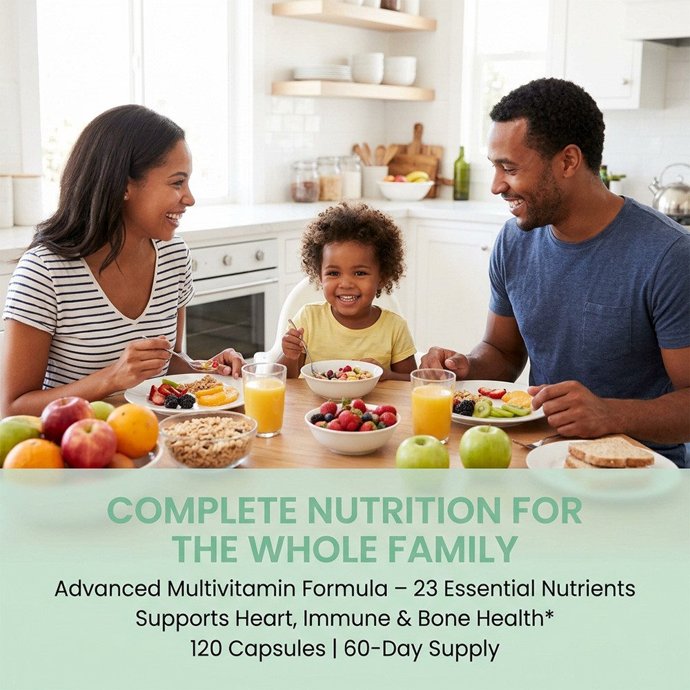 23in1 Multivitamin 30/60/120 Caps Daily Essentials for Heart,Brain,Eye & Immune
