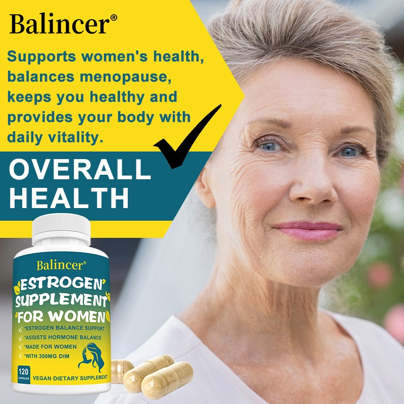 Estrogen Capsules for Women – 350mg – Menopausal Health – Mood Stabilization
