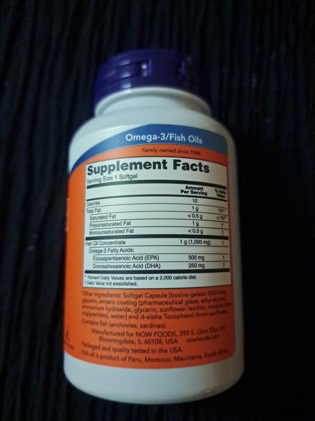 NOW FOODS Ultra Omega-3 Bovine Gelatin 90 Softgels