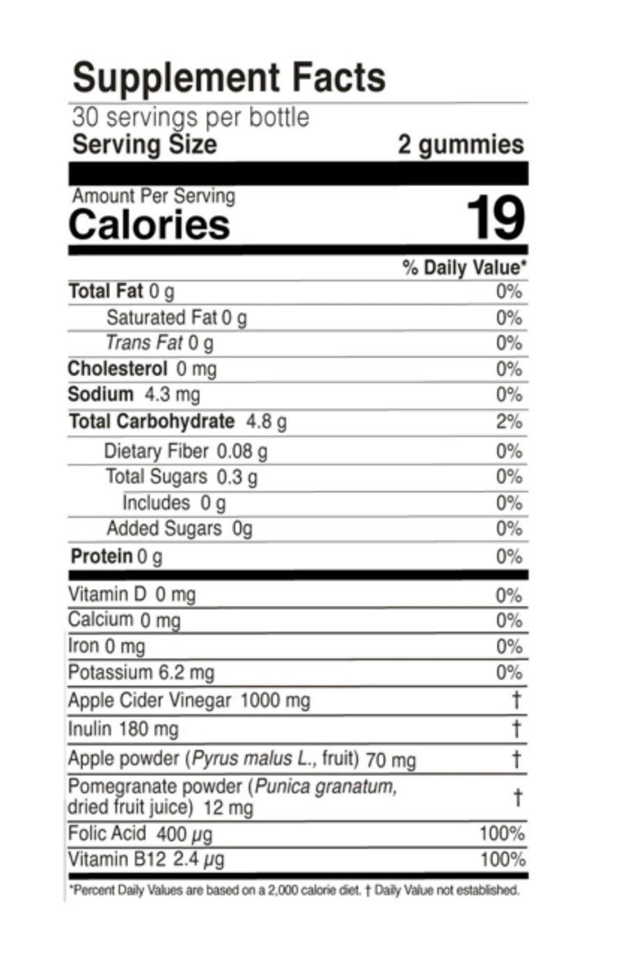 FARMASI ❤️ NUTRIPLUS 🐥 APPLE CIDER VINEGAR GUMMIES Gut Health 🐥 FREE SHIPPING