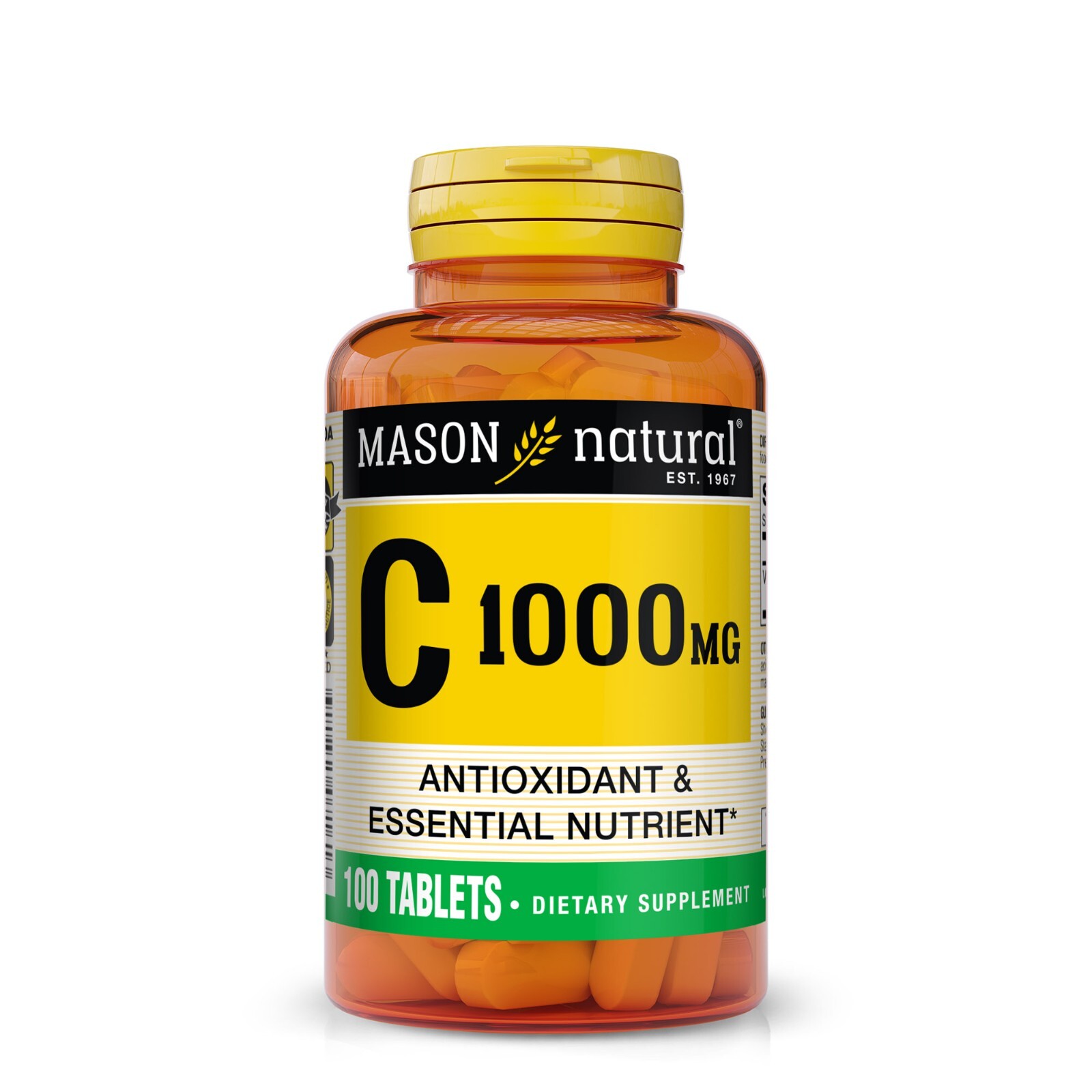 Mason Natural Vitamin C 1000 mg – Healthy Immune System, 100 Capsules