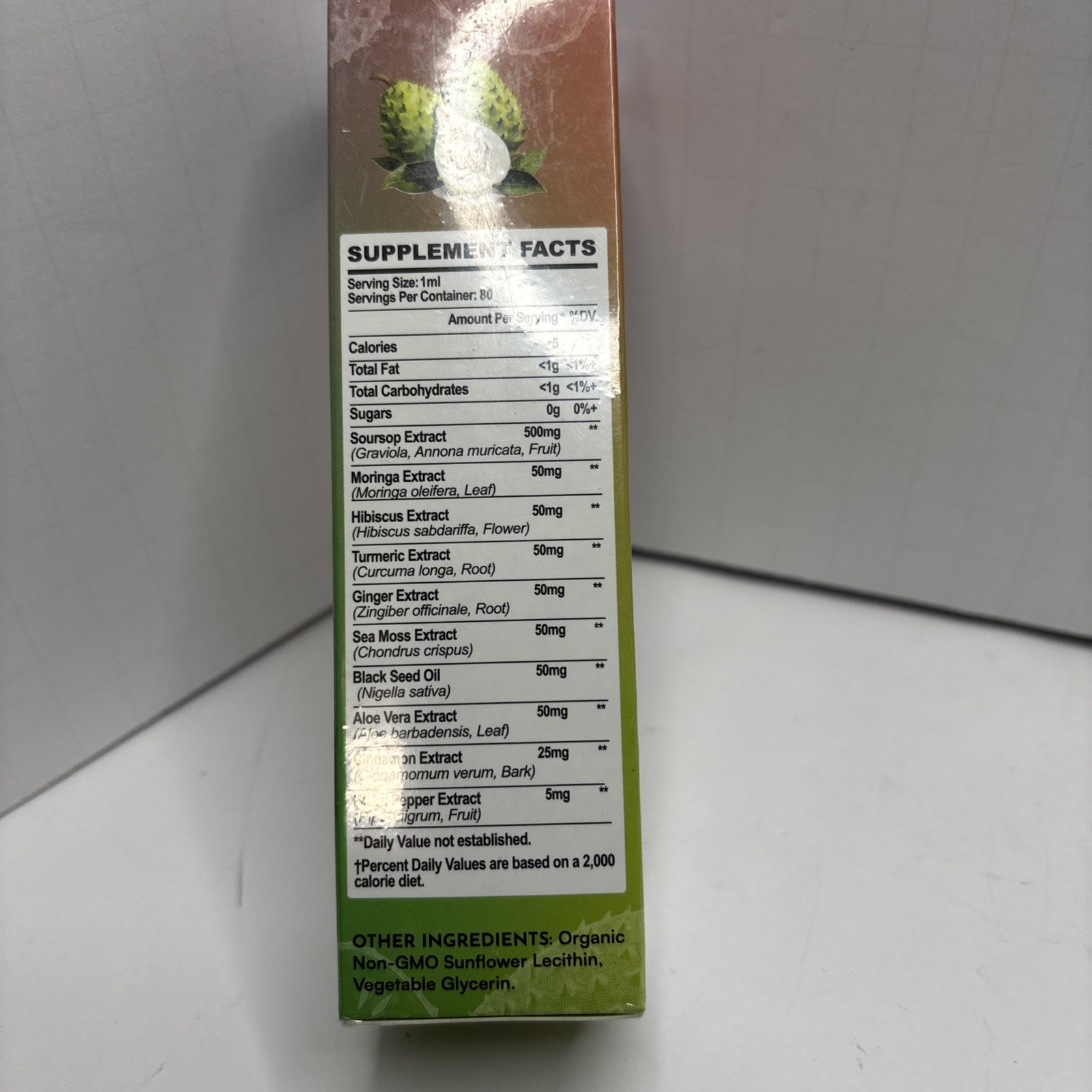 Selicheal Liposomal Soursop Graviola Sugar Free Drops 80 ML Value Pack New