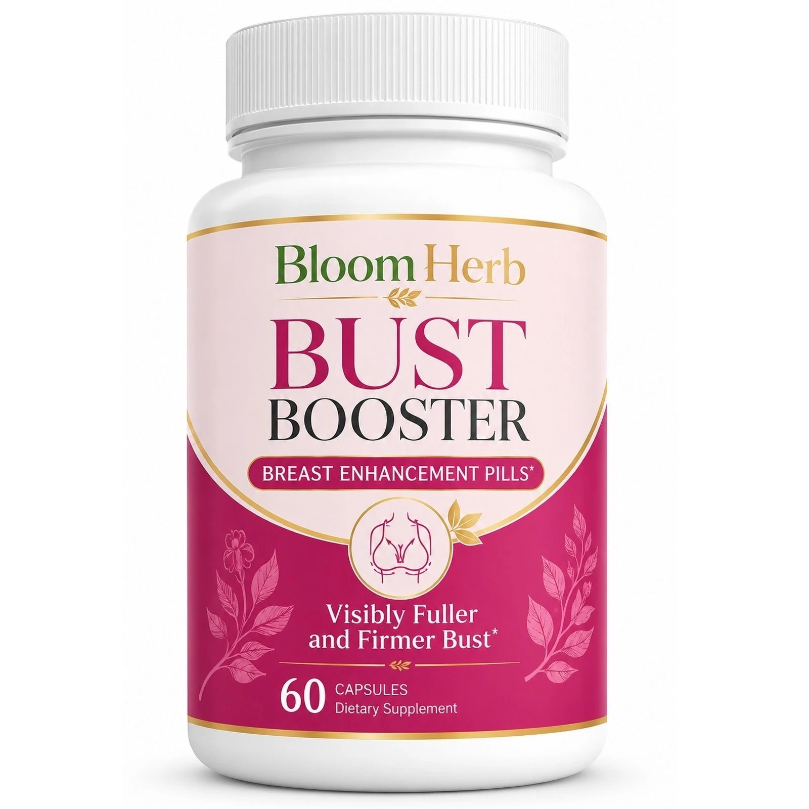 BUST Booster Breast Enhancement Pills Male Female Estogen Support Capsules 60ct