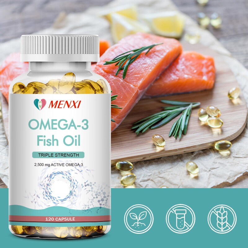 Omega 3 Fish Oil Capsules 3x Strength 3600mg EPA & DHA, Highest Potency 360pills