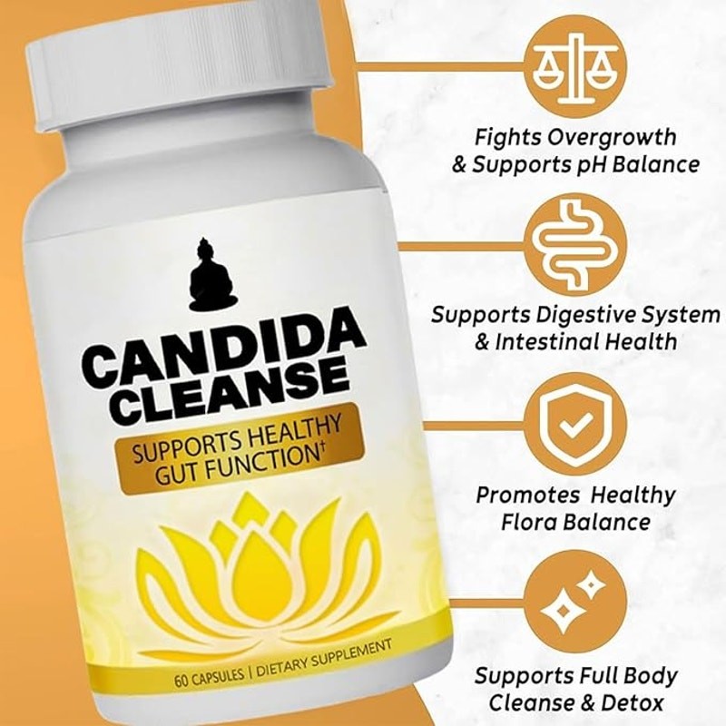 Candida Cleanse – Gut and Colon Support- NEW-U