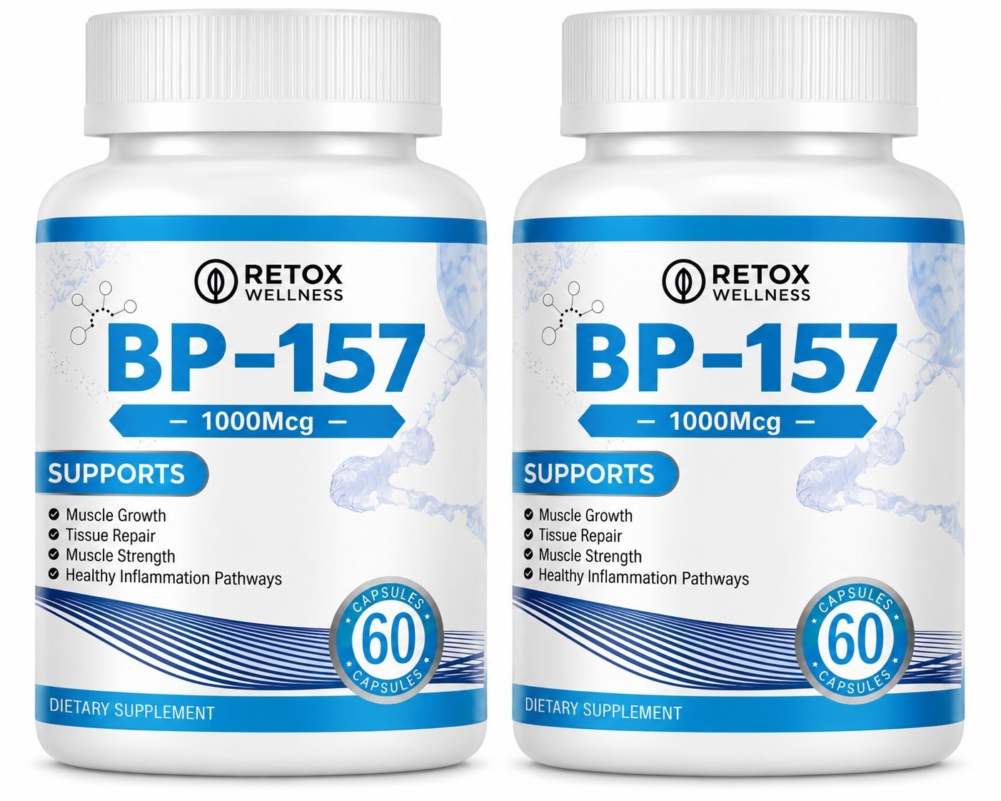 B-P 1-5-7 Capsules | 1000 mcg per Serving | 60 Capsules per Bottle | Pack of 2 D