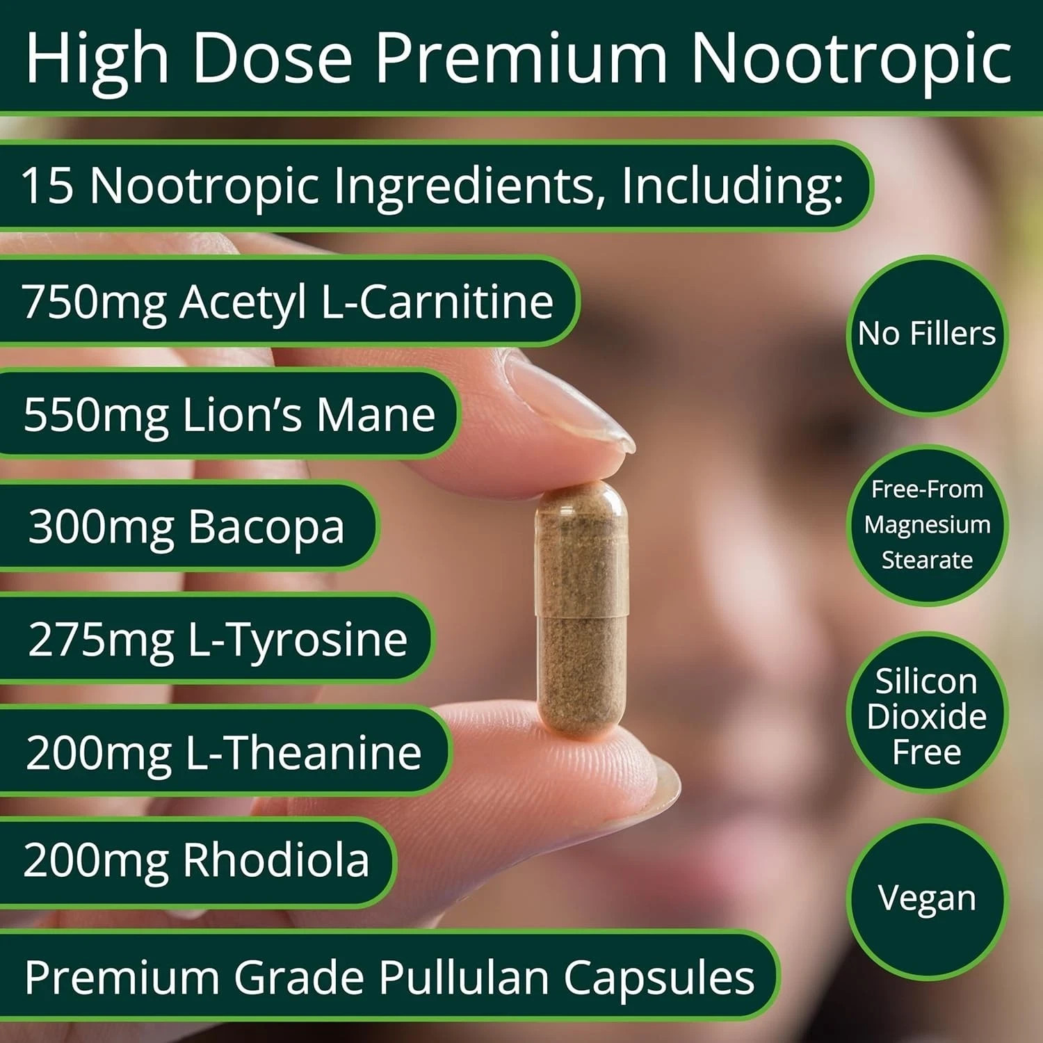 ThinkEase Brain Supplement 120 Capsules | Memory Clarity, Focus, Performance…