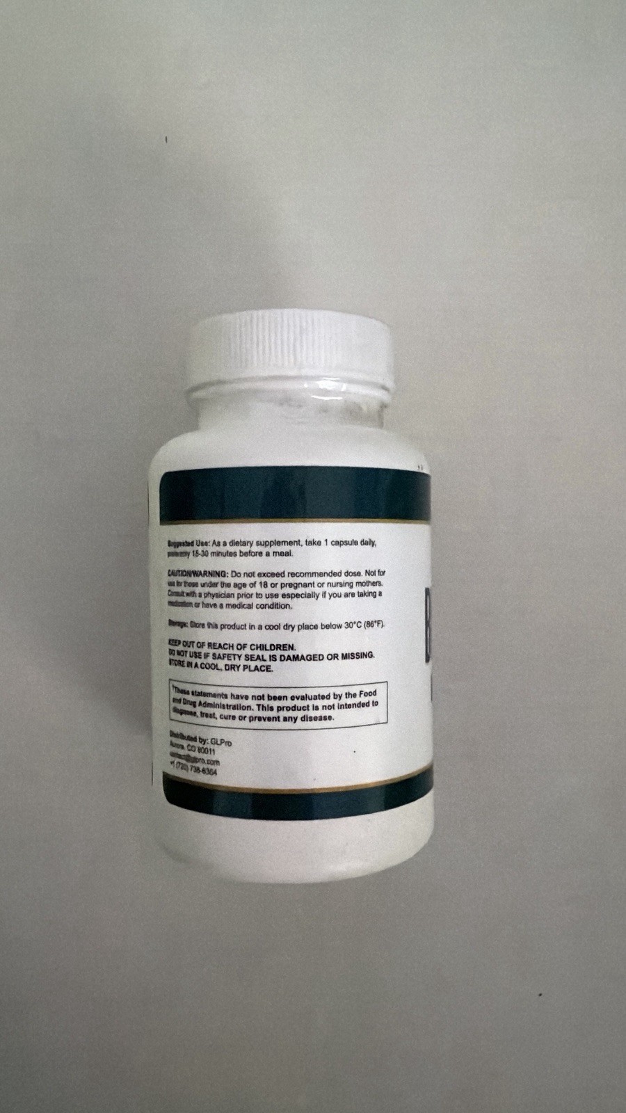 GLPro GL Pro Blood Health Support Dietary Supplement 30 Capsules..Exp. 09/2027