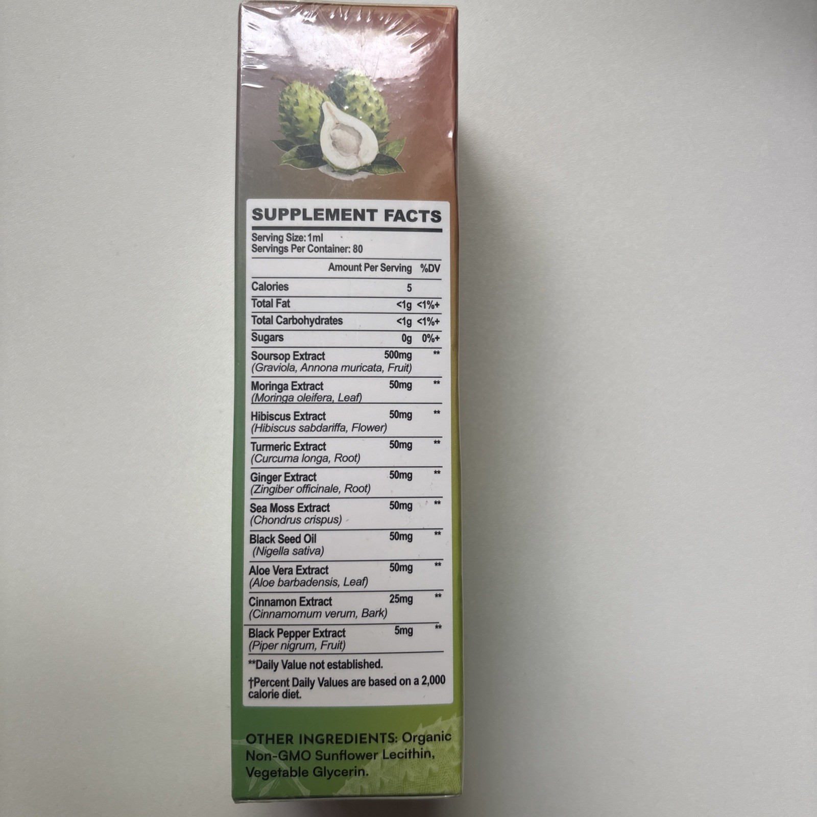 Selicheal Liposomal Soursop Graviola Sugar Free Drops 80 ML Value Pack New