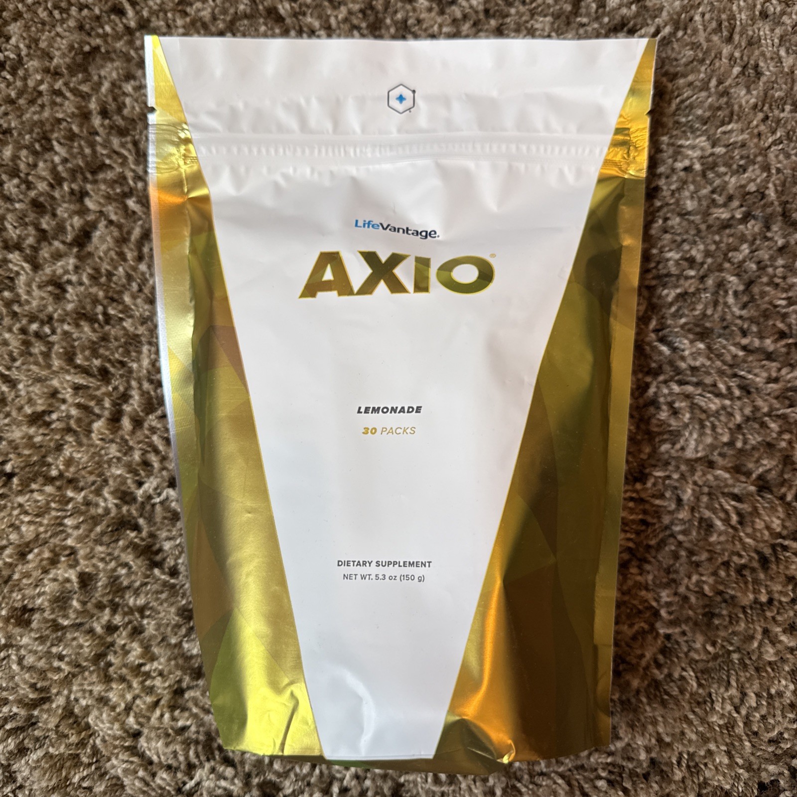 Axio Lemonade Flavor Dietary Supplement 30 PACK Brand New Sealed EXP 2027