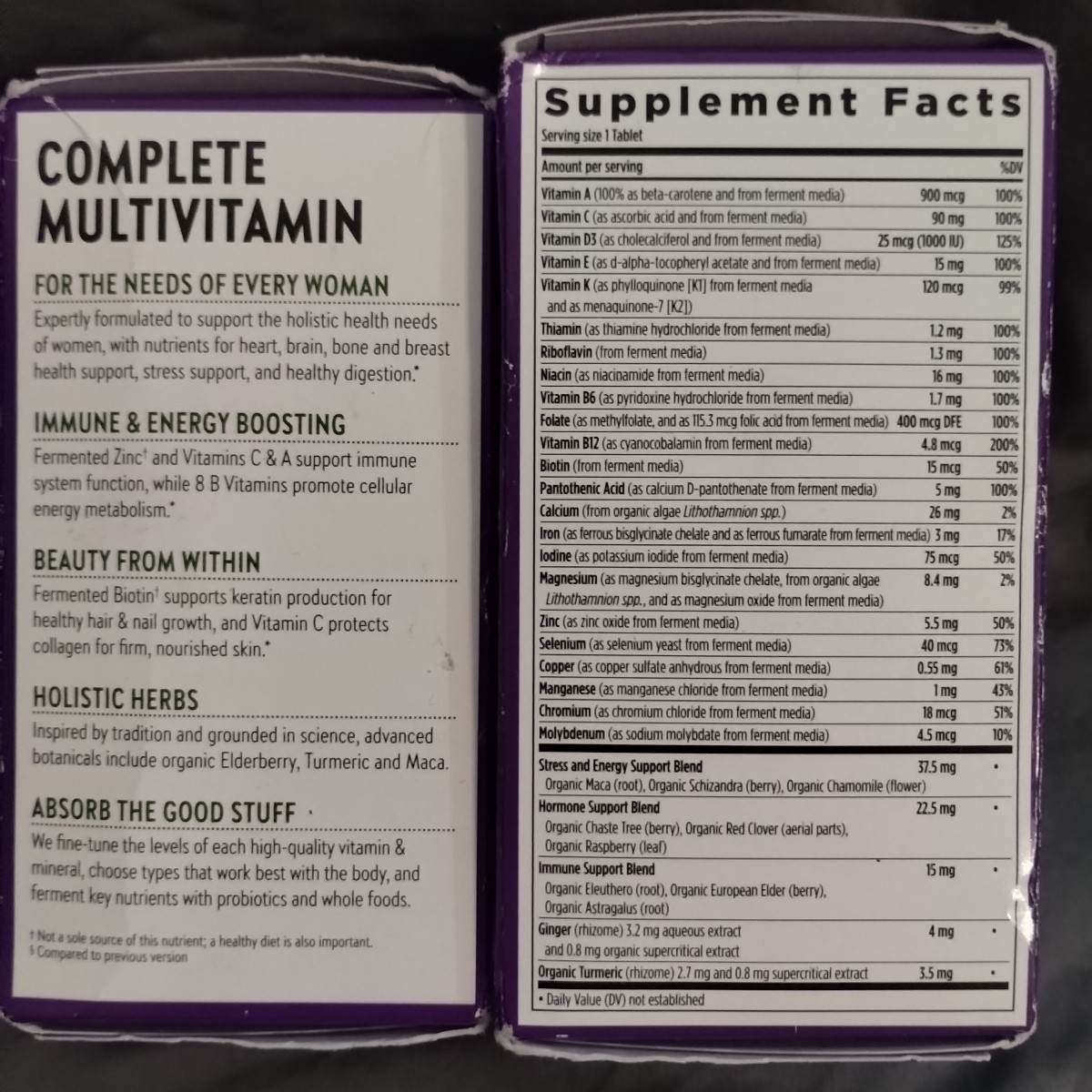 (2) New Chapter One Daily Every Woman’s Multivitamin, 24+48 Tablets – EXP: 07/26