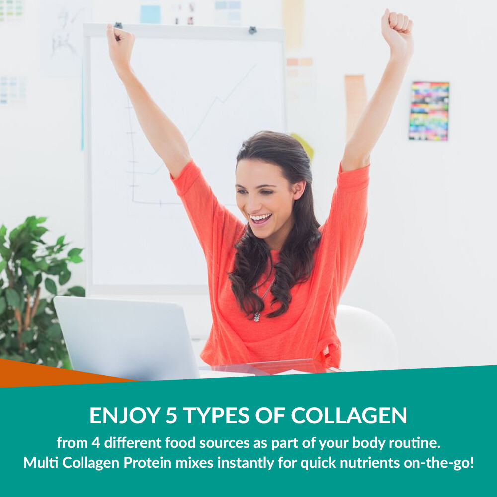 Collagen Capsules – Collagen Pills – 2 Month Supply – Type I, II, III, V, X
