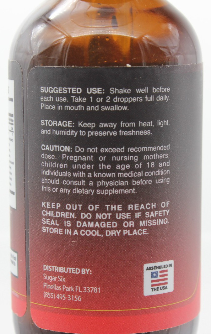 2 Pcs Sugar Reverse Natural Blood Sugar Support Supplement Drops, 2oz / 60ml