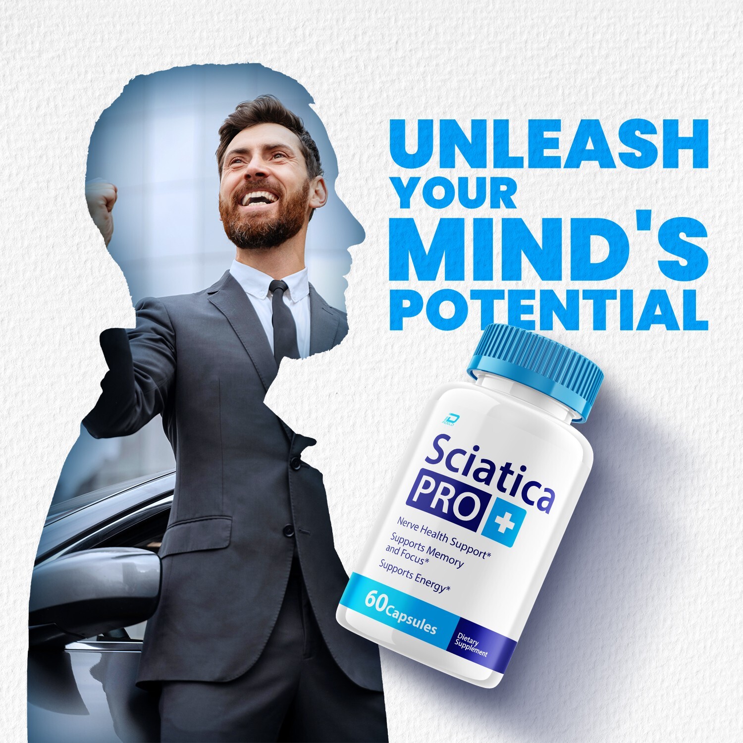 (2 Pack) Sciatica Pro Plus Supplement Capsules – Sciatica Pro+ All Natural Memo