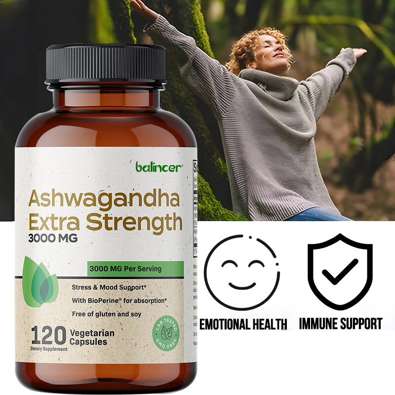 Ashwagandha Fortified 3000mg – Stress & Mood Support