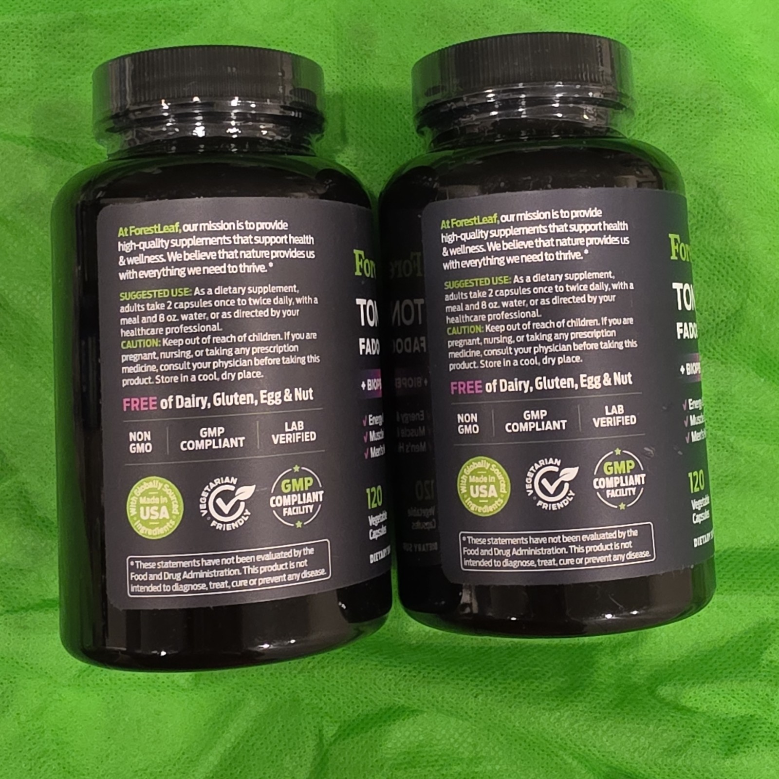 ForestLeaf Fadogia Agrestis + BioPerine 910mg 120 Veg Caps