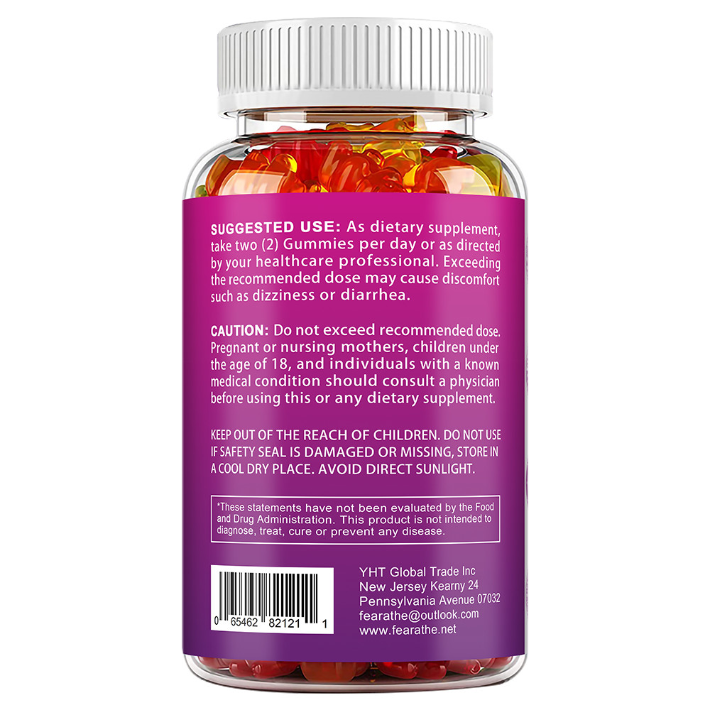 Fiber 7 G 60 Gummies Support Digestive Improve Immune System Gut Flora Health