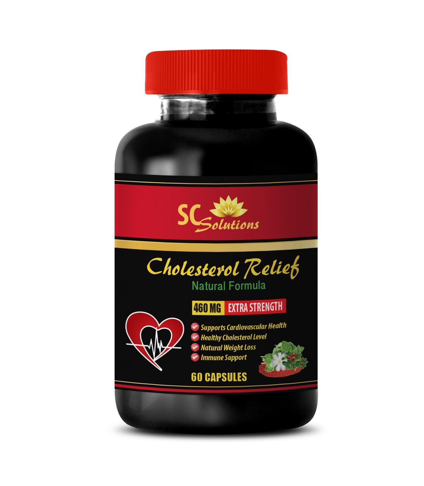 Blood pressure formula – CHOLESTEROL RELIEF – 460 Mg – 1B – cholesterol support