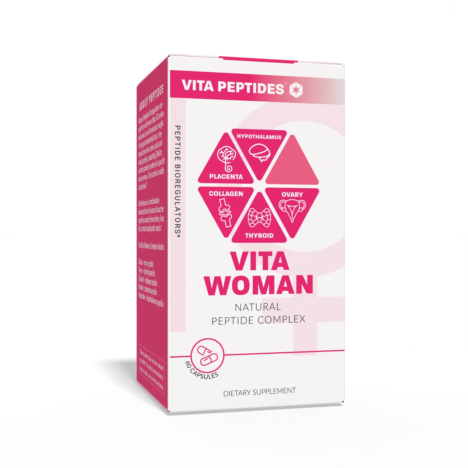 Vita Woman – Natural Peptide Bioregulator Complex 30 & 60 Capsules-Free Shipping