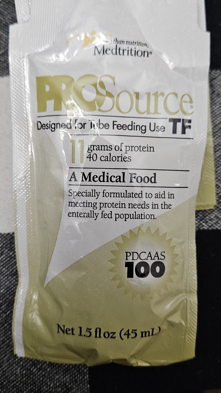ProSource TF Tube Feeding Formula 45 mL 1.5 Fl Oz Pouch 55 Count 11 Gm Protein