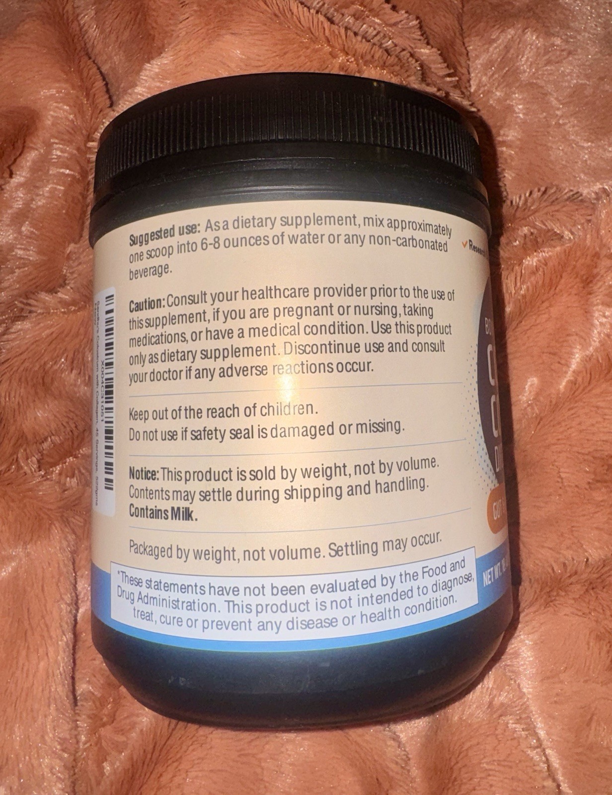Sandhus Nutrition Bovine Colostrum Collagen Enzymes Powder Unflavored 18.42oz