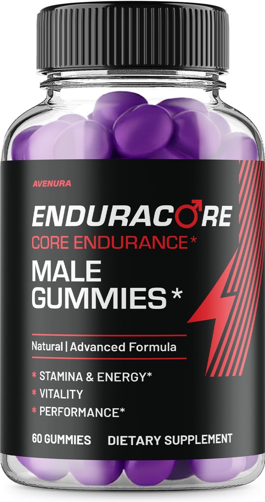 (1 Pack) Enduracore Gummies for Men – Endura Core Male Gummy Advanced Formula