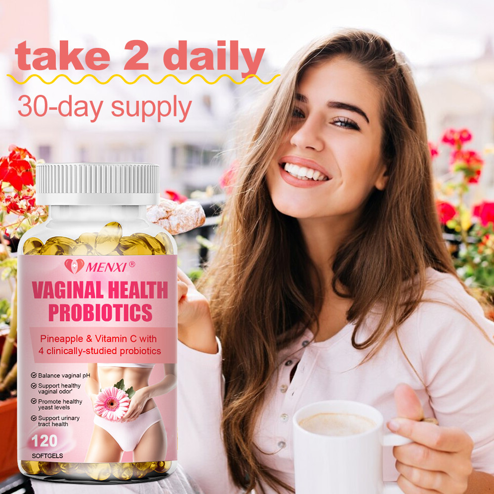 Vaginal Probiotics for Women pH Balance w/Prebiotics Lactobacillus 120 Court