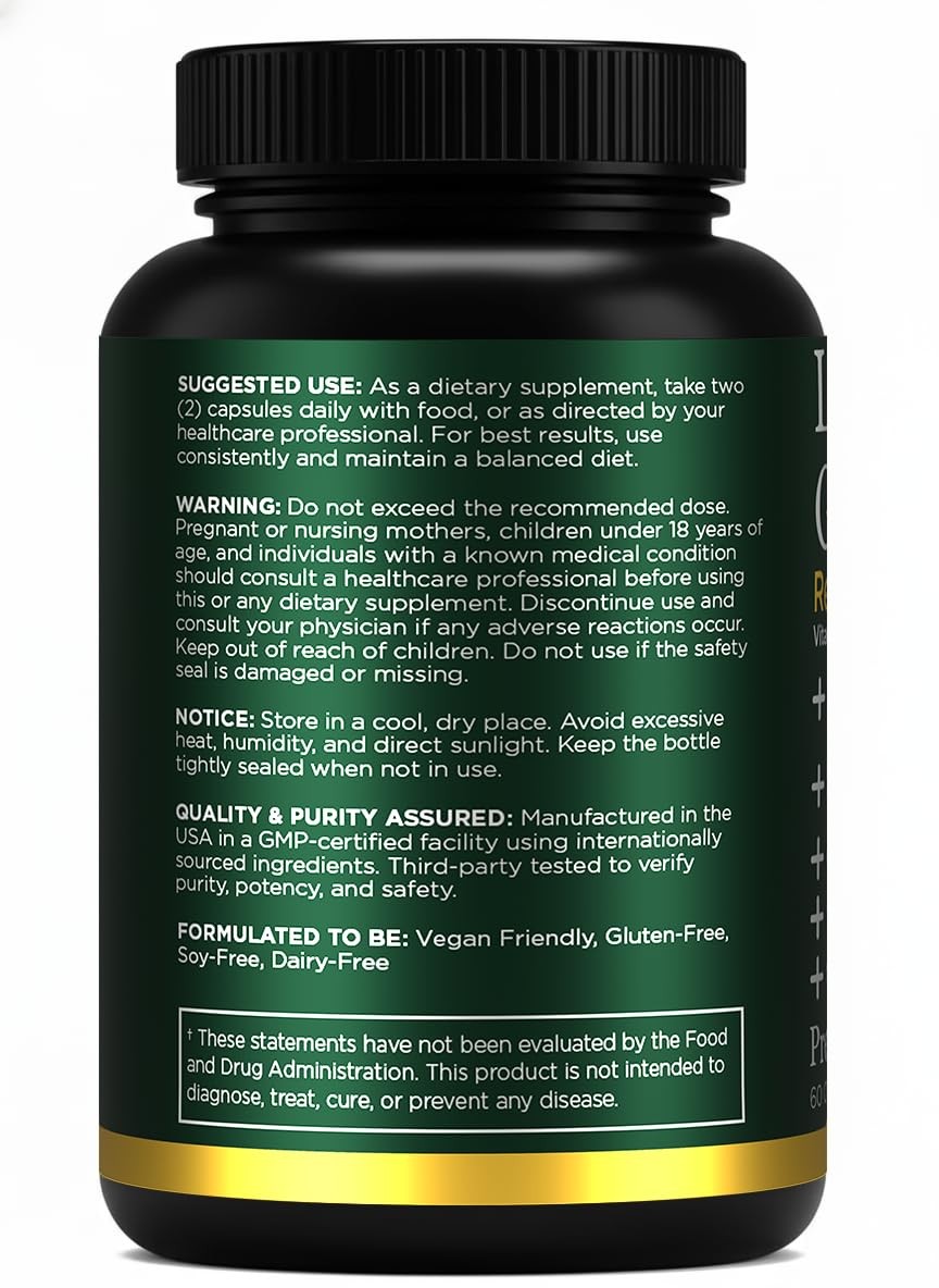 Premium Select Nutrition Liposomal Glutathione Capsules 60 Count (Pack of 1)