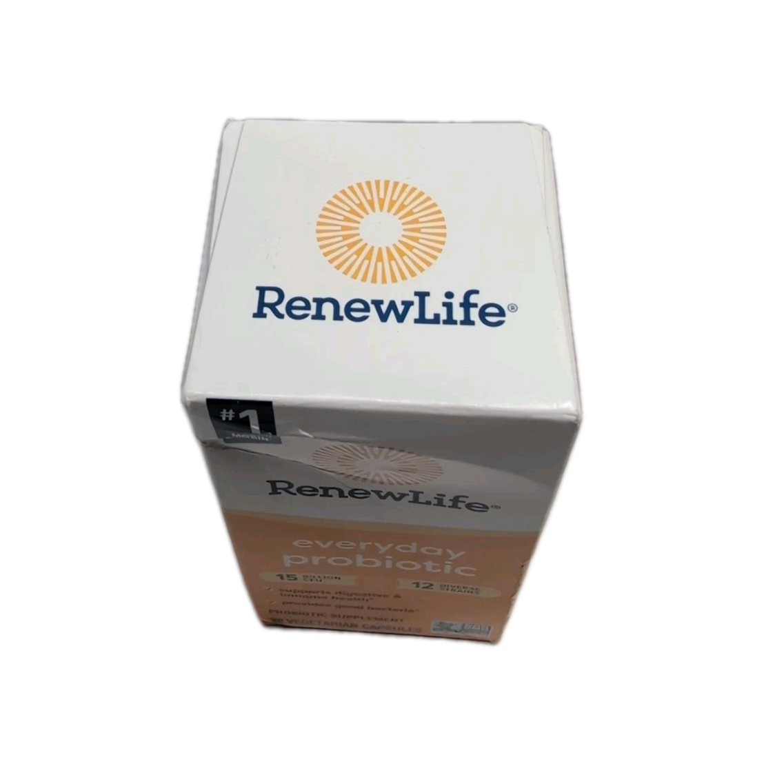 RenewLife Everyday Probiotic 15 Billion CFU 12 Strains, 30 Capsules Exp 06/2026