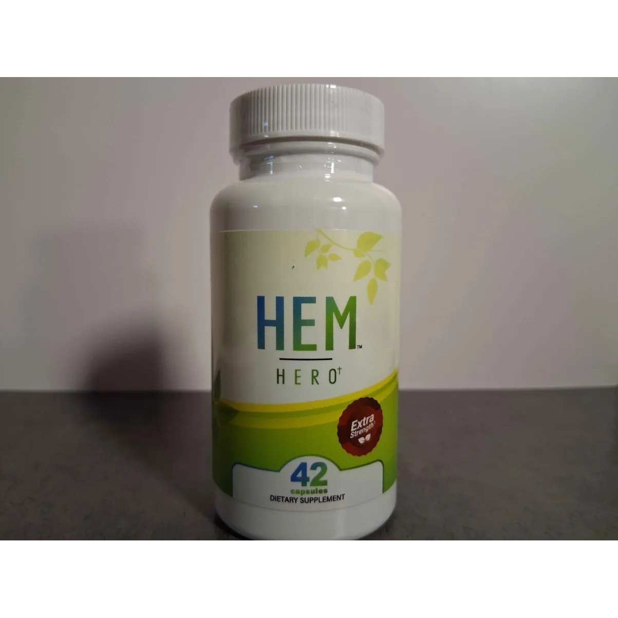 Hem Healer Hem Hero Extra Strength Diosmin Blend 42 Capsules Exp 05/2027