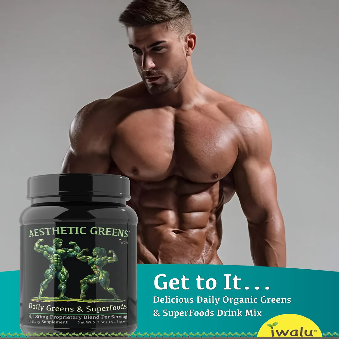 Polvo de superalimentos verdes orgánicos | Mejora Suplemento ENVIO GRATIS