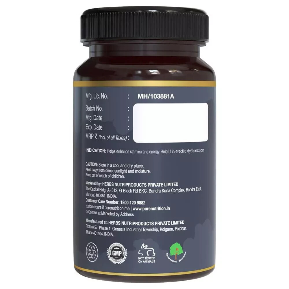 Pure Nutrition Shilajit Gold for men Help Maintain Overall Health & Stamia