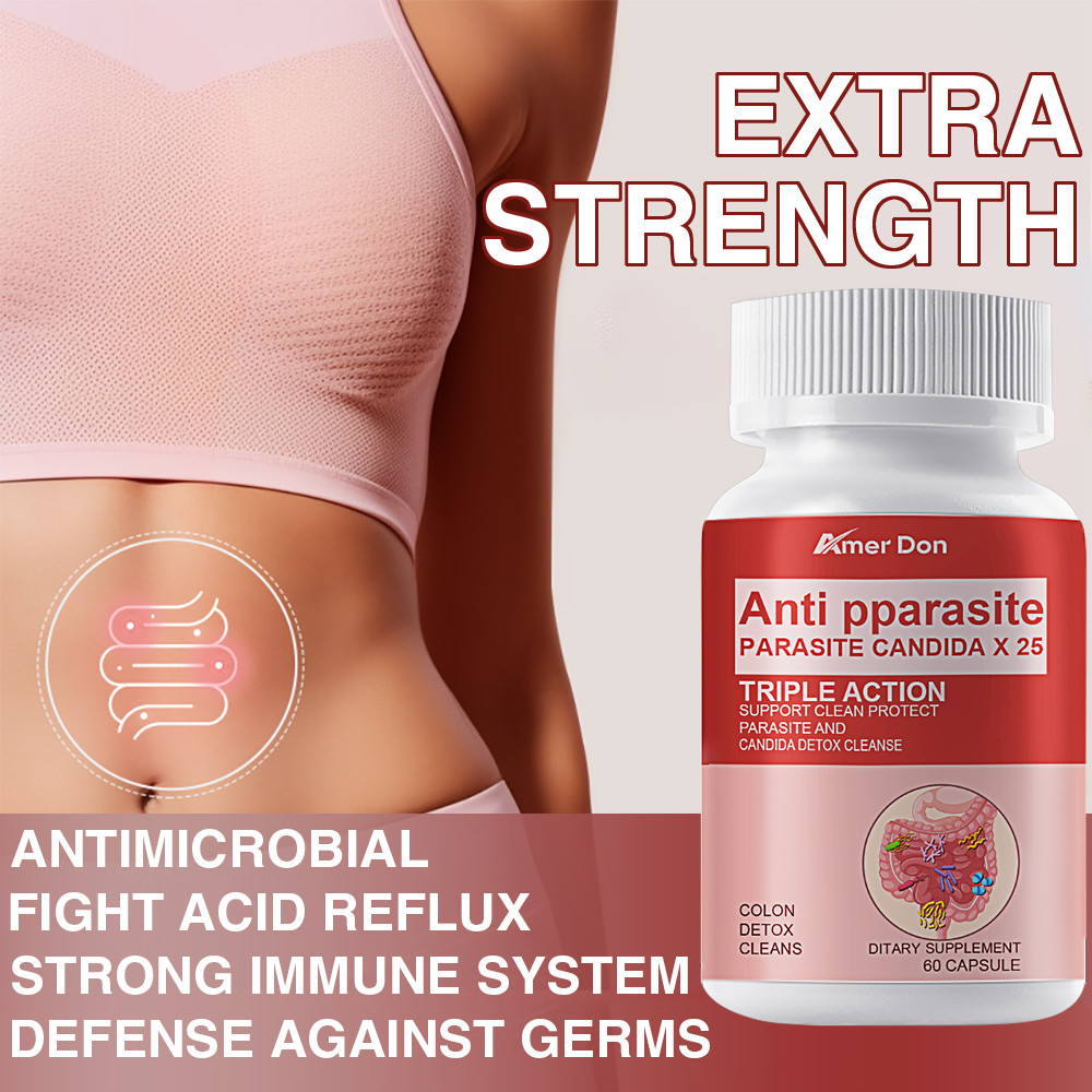 Candida Cleanse Albicans&Detox Yeast Support Complex with Enzymes 60 caps