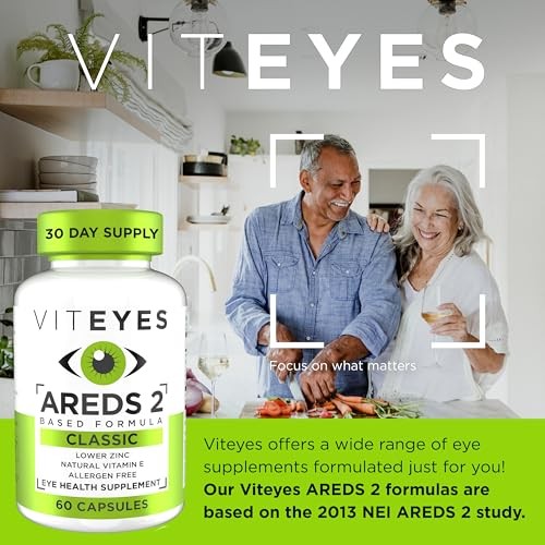 Viteyes AREDS 2 Eye Vitamins, Classic 60 Count (Pack of 1), Capsule