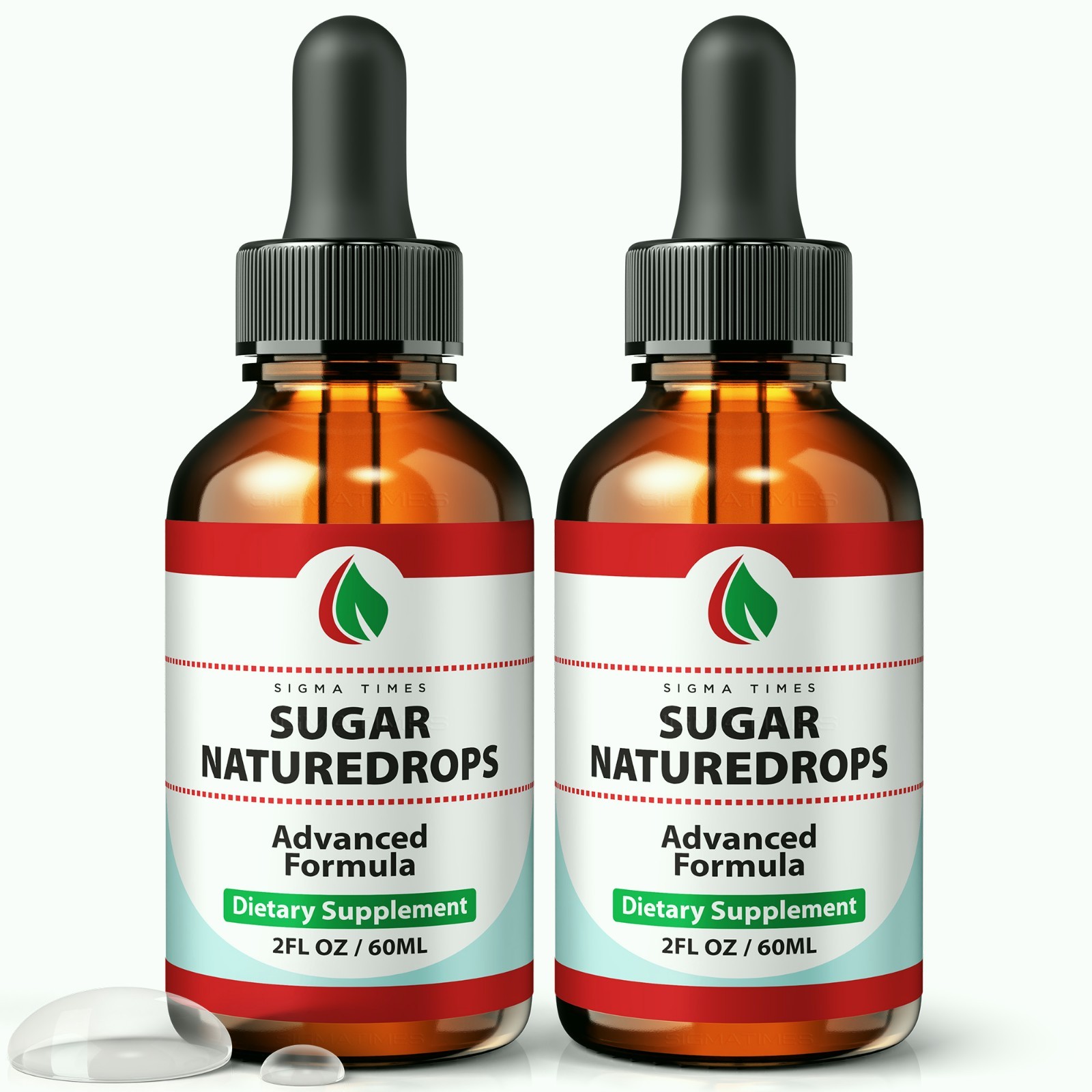 Sugar Nature Drops – Natural Blood Health Support Liquid Supplement – 2 Pack