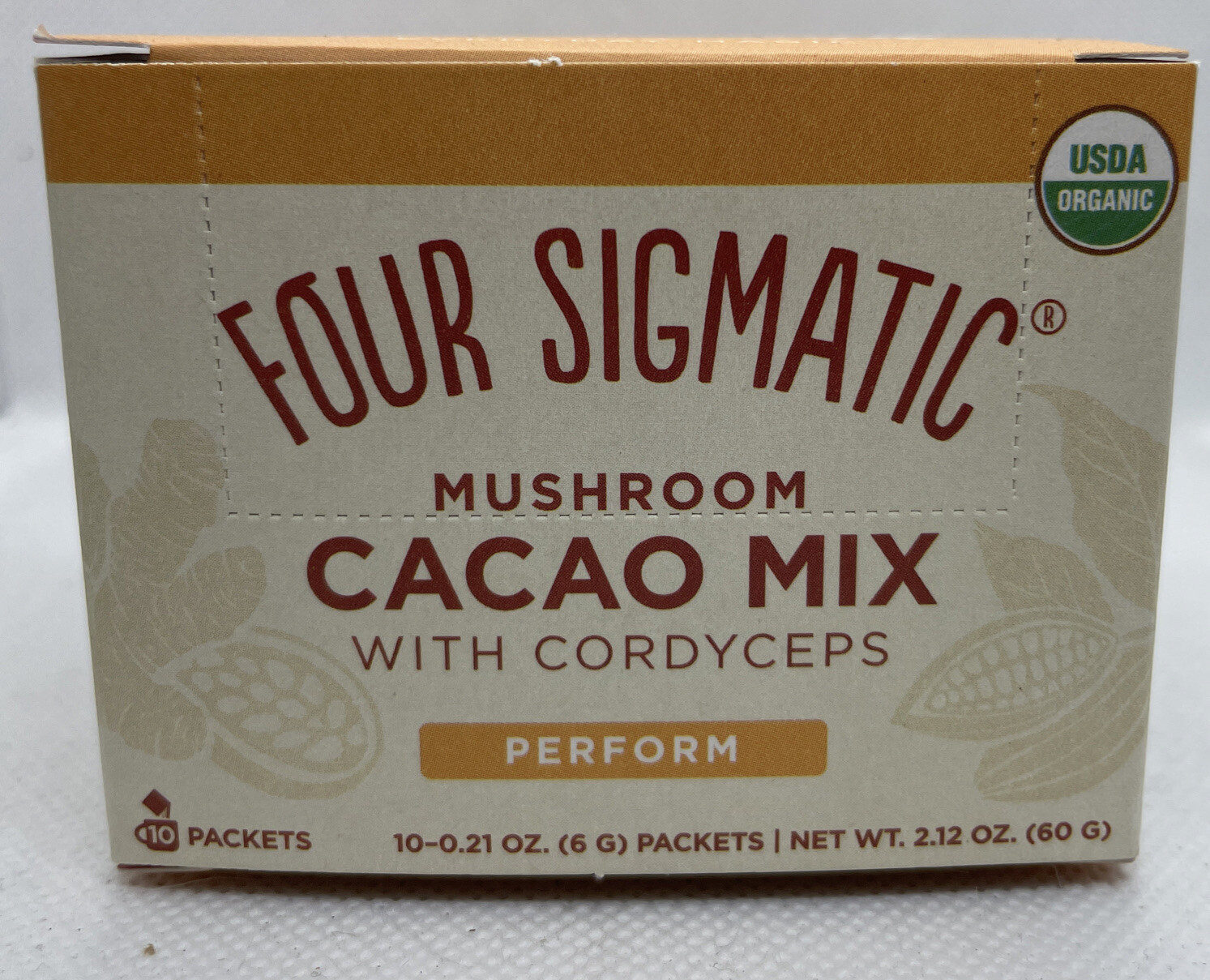 Four Sigmatic Mushroom Cacao Mix w/ Cordyceps [Perform], 10 packets