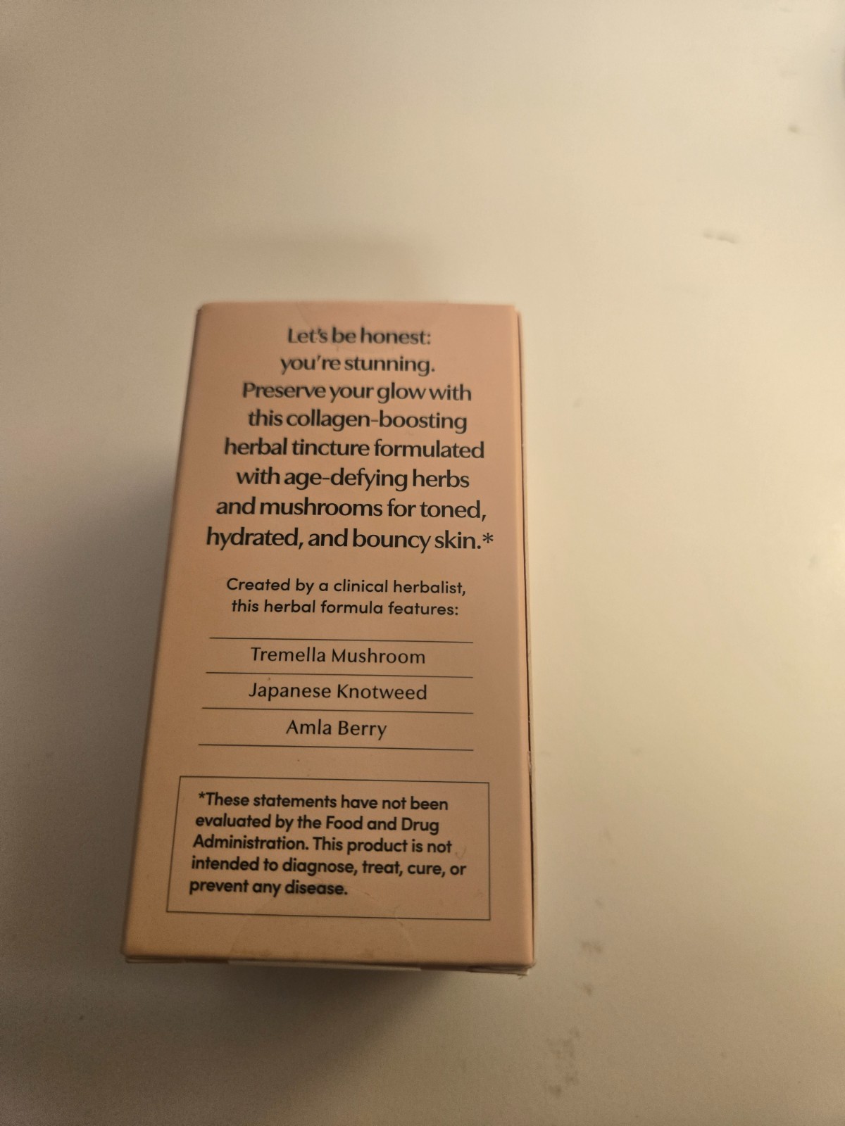 Apothékary The Honest Youth Collagen boosting Tincture 1.22 Oz. Exp 05/2026 New