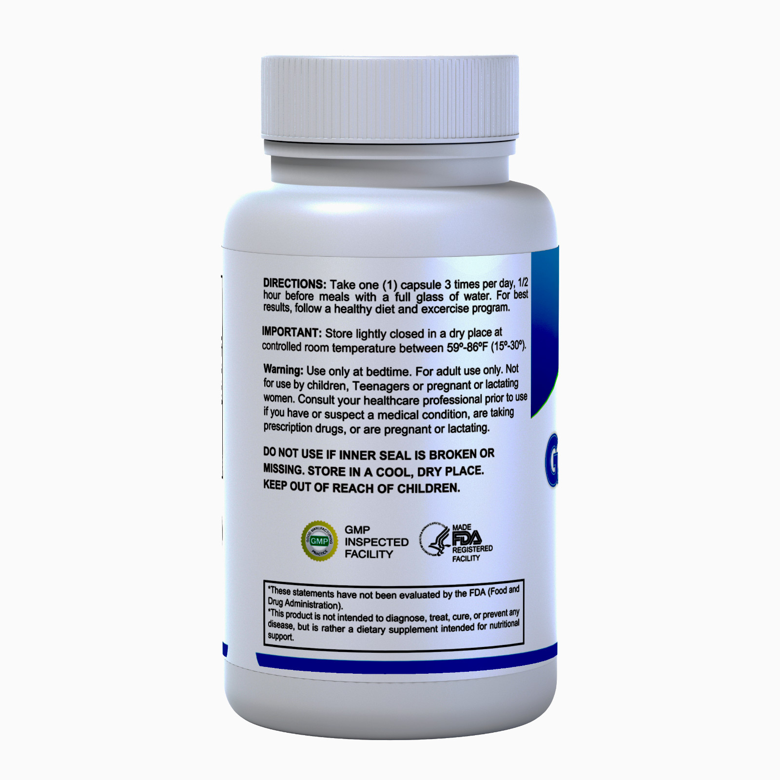 Garcinia Cambogia Extract 1500 mg for women & men – Dietary supplement – 60 CAP