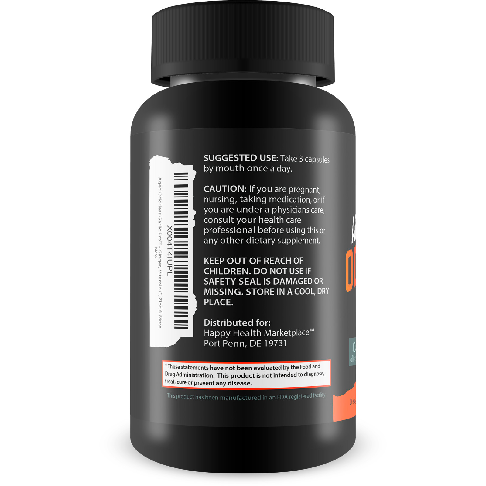 Aged Odorless Garlic Pro – Our Best Aged Garlic Supplements – Odorless Formula