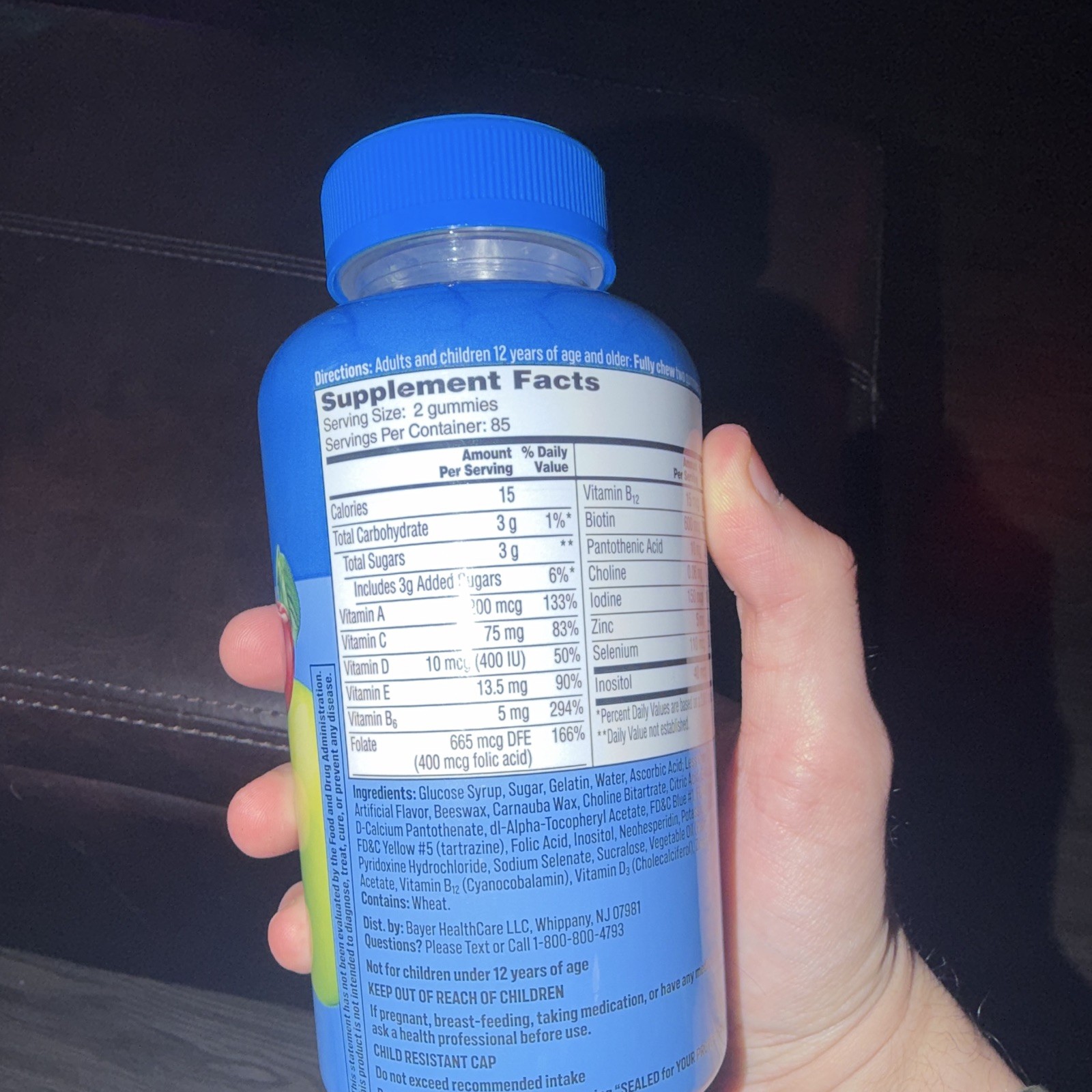 One A Day Men’s Multi Gummy Multivitamin Kosher No HFCS 170 Gummies