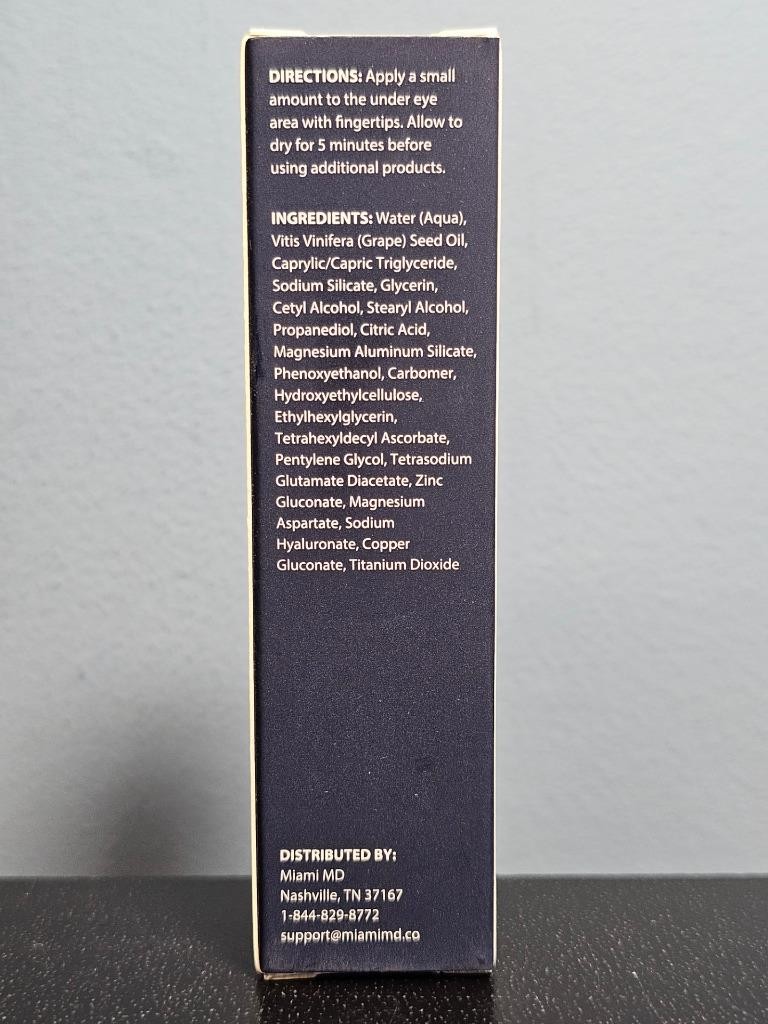 MiamiMD Miami MD Instant Wrinkle Eraser For Eyes 15 mL / 0.5 oz – New in Box!
