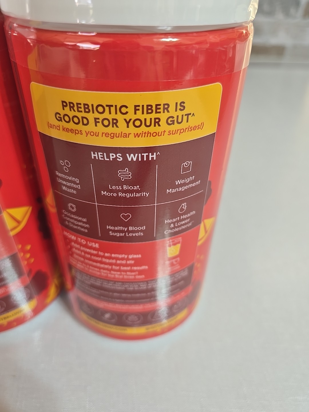 Bellway Super Fiber + Fruit Psyllium Husk Raspberry Lemon 36oz 18 x2