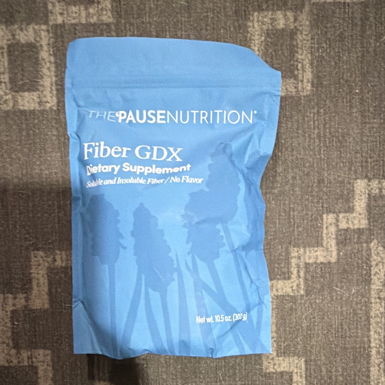 The Pause Nutrition Fiber GDX Powder No Flavor 10.5 oz Exp 07/2027