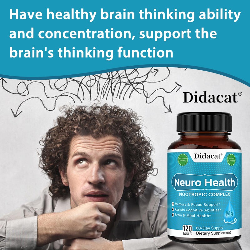 Brain Health Complex | Memory, Focus & Cognitive Support, 30/60/120 Capsule