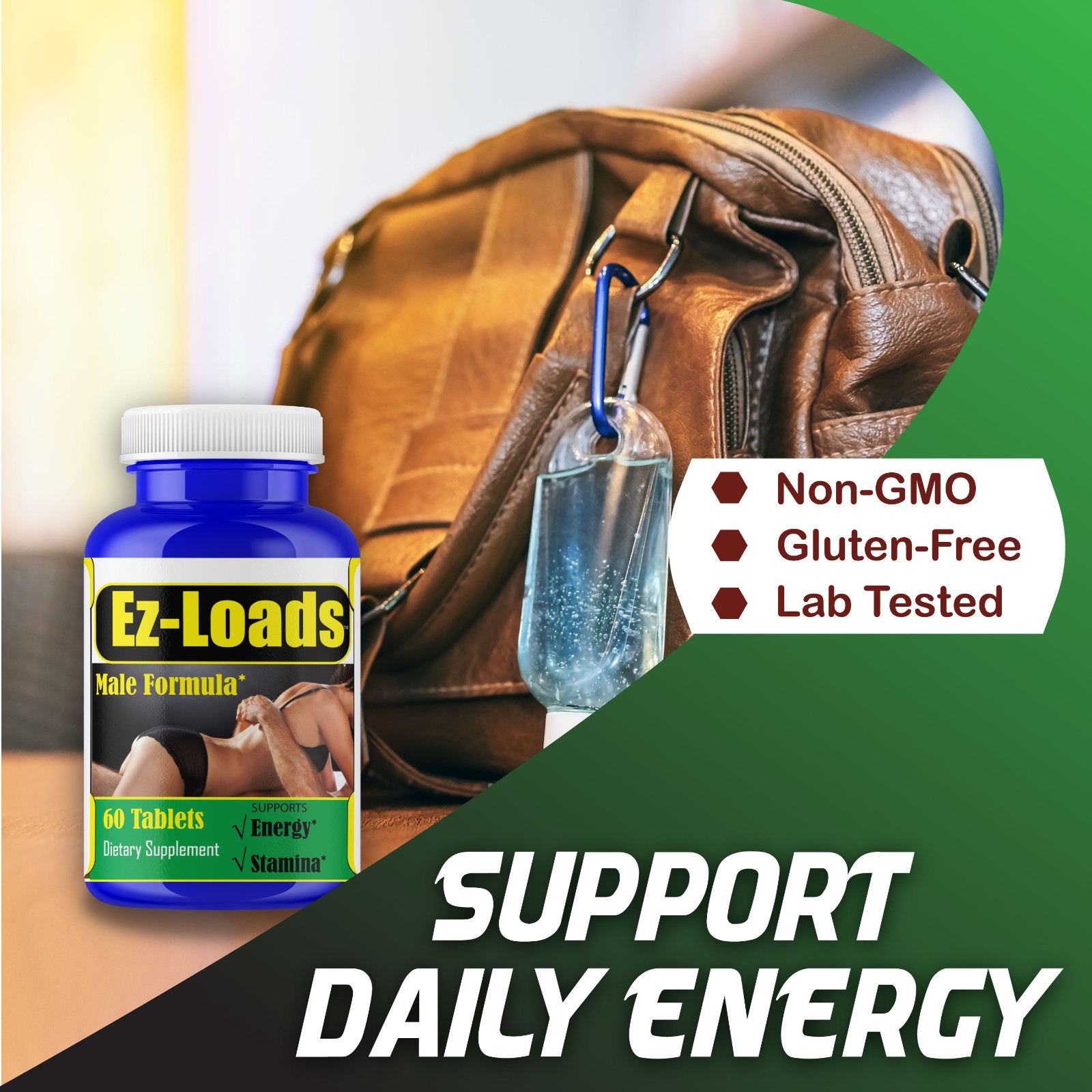Male Enhancing 60 Capsules, LIBIDO, Maximum Strength, Extra Performance & Drive