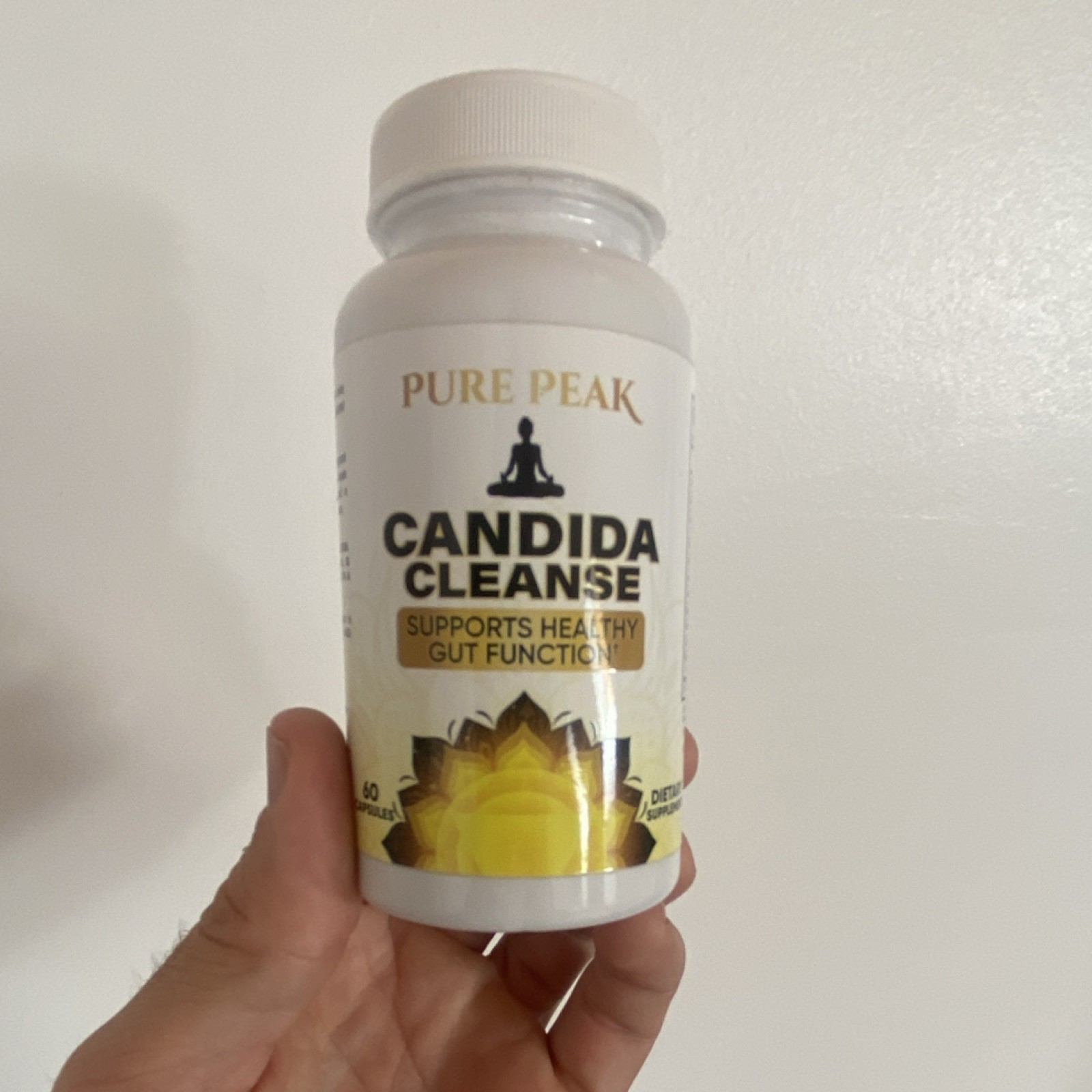 Pure Peak Candida Cleanse Supports Healthy Gut Dietary Supplement 60 Capsules