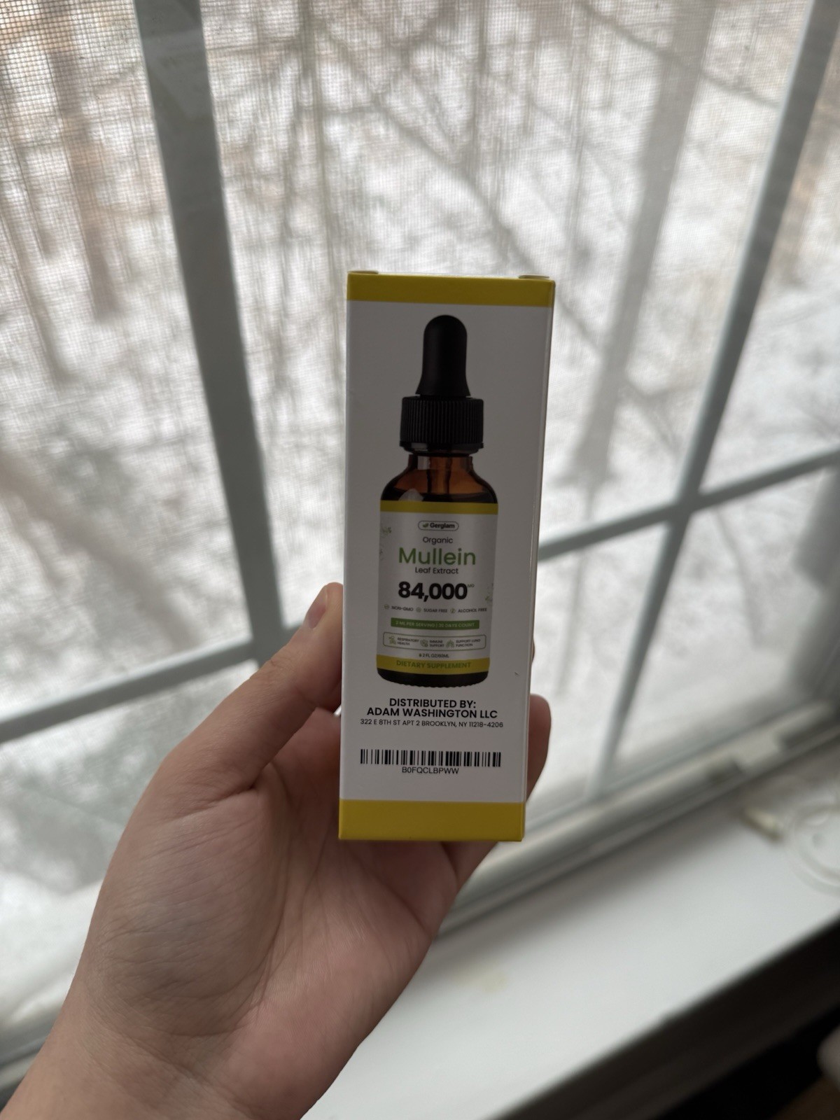 Gerglam Mullein Leaf, Astragalus & Echinacea Extract Non-GMO Alcohol Free 2 fl …