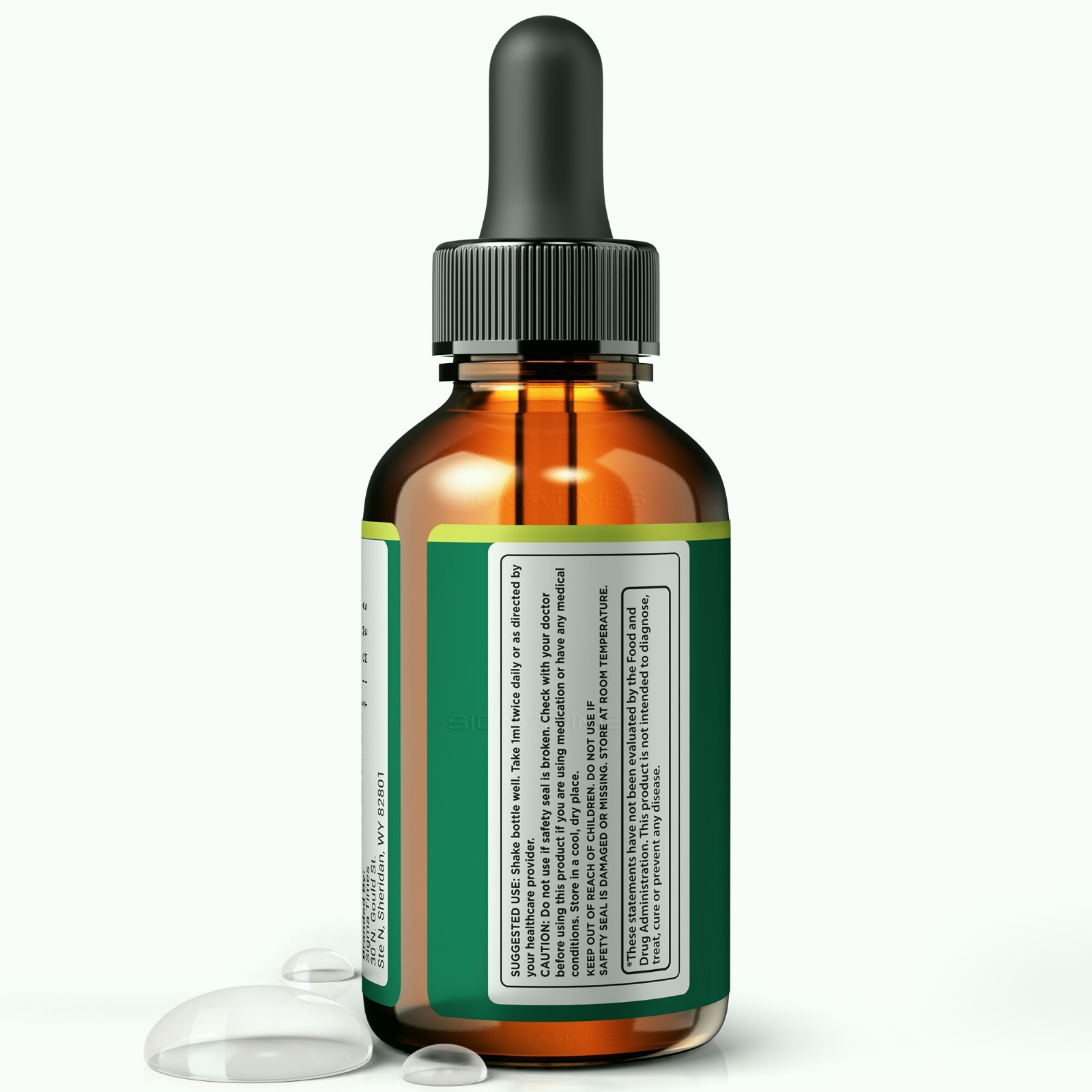 Green Slim Drops, GreenSlim Liquid Supplement for Weight Loss & Energy – 5 Pack
