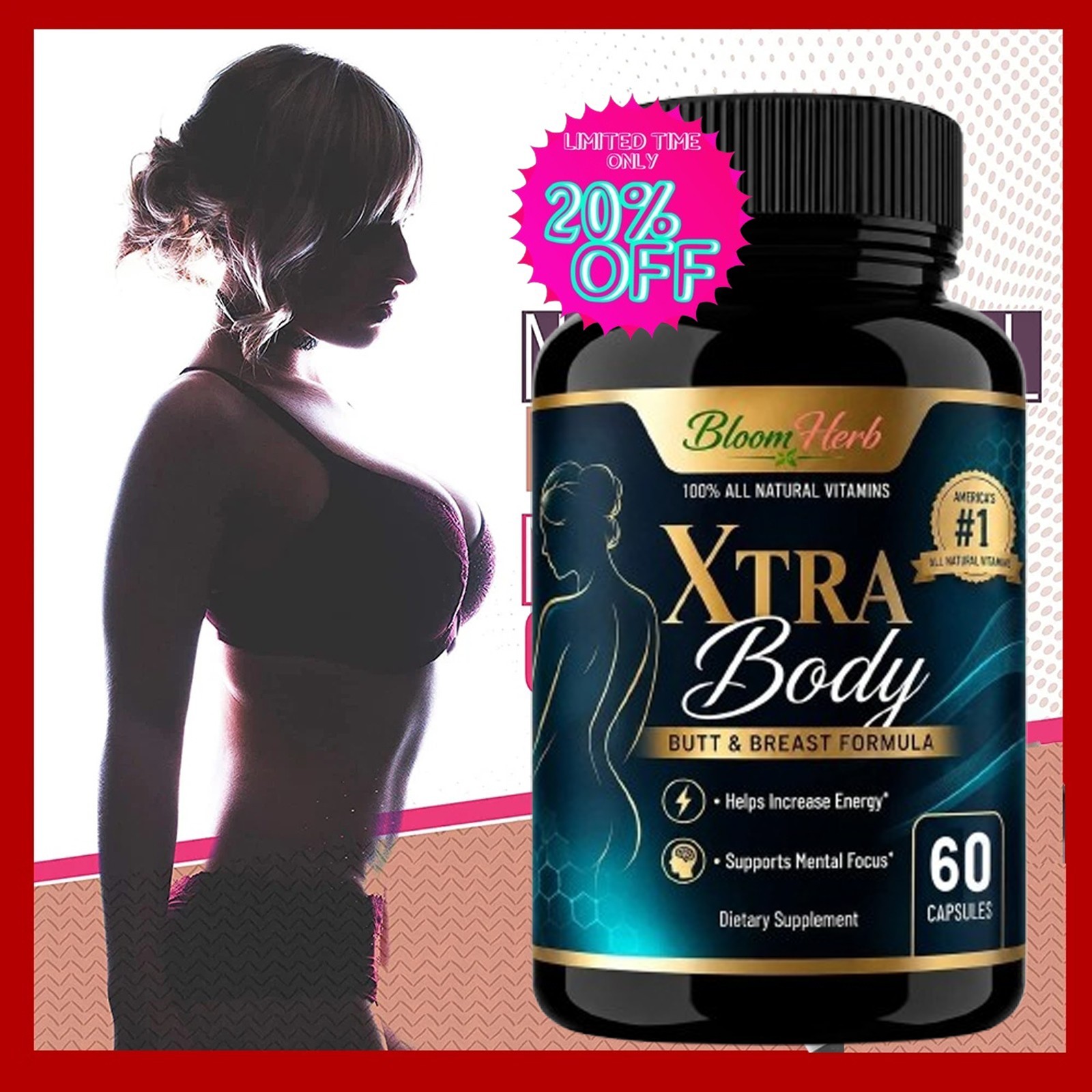 FEMALE BREAST GROWTH FIRMING CAPSULES SUPPLEMENT 60 CAPSULE